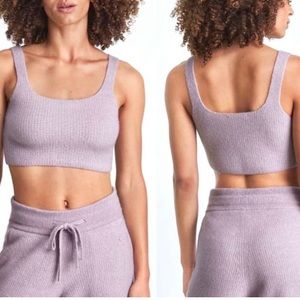 Everlane The Cozy-Stretch Crop tank top